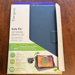Targus Safe Fit 360° Rotating Universal Case for mini tablets- Dark Blue